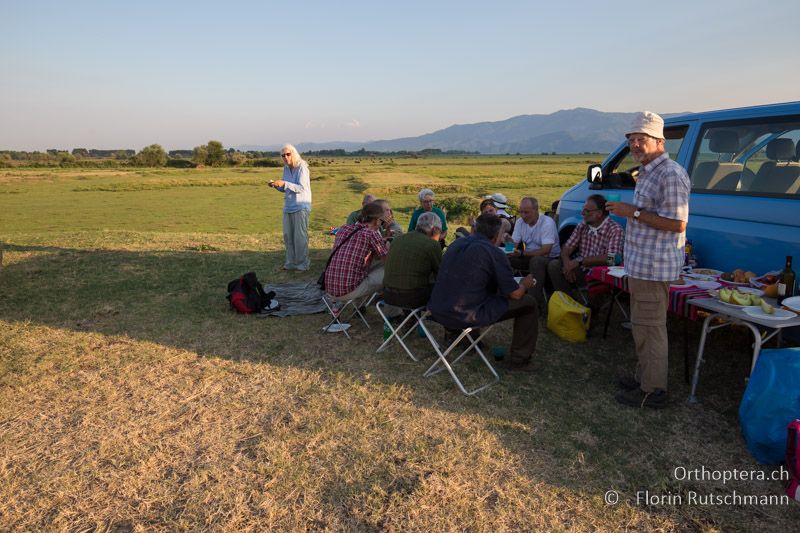 Abendessen im Feld - GR, Zentralmakedonien, Kerkini, 08.07.2017