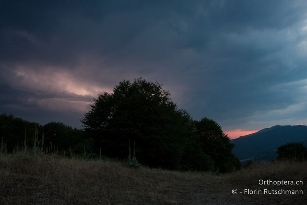 Auch während dem griechischen Sommer können bedrohliche Wolken aufziehen - Mt. Vernon, 22.07.2012